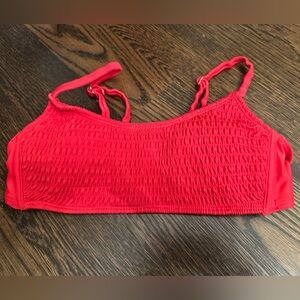 Red Women's Swim Top, XS